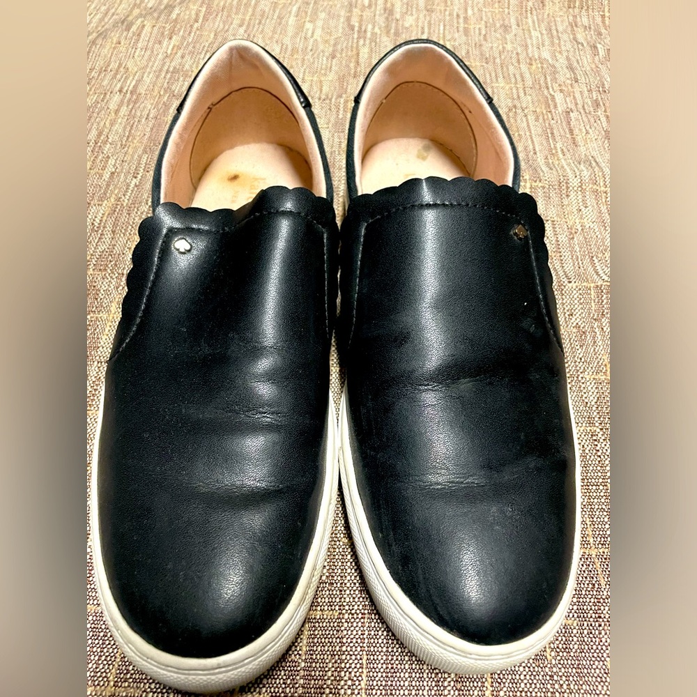 Kate Spade Black Sneakers Sz 7.5 EUC